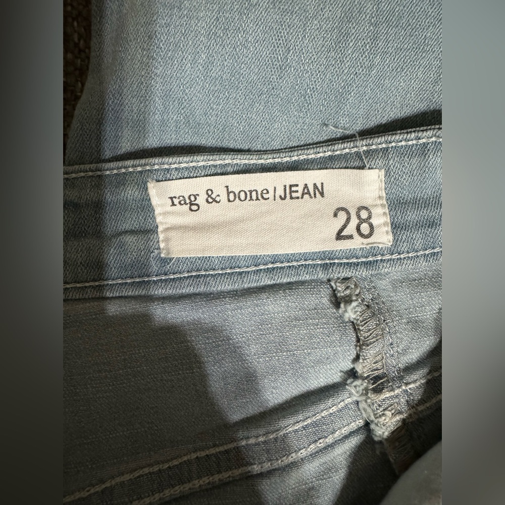 rag & bone Light Blue Flare & Wide Leg Jeans - Picture 12 of 14